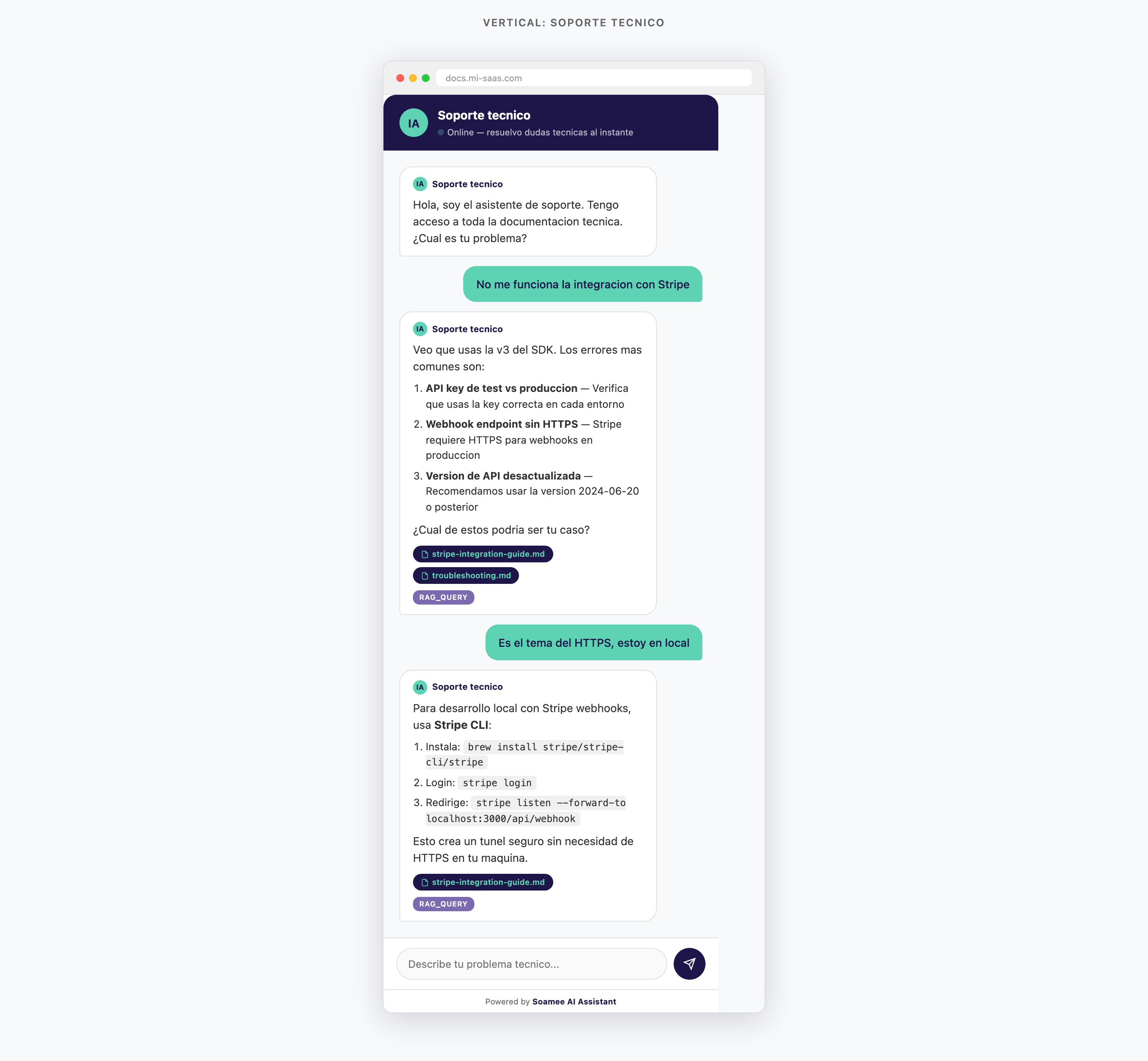 KI-Chatbot fur technischen Support, der Vorfalle mit Dokumentation und technischen Leitfaden lost