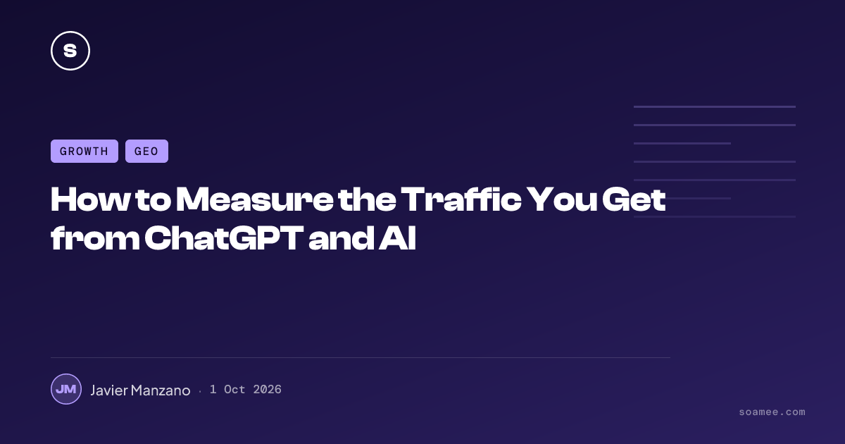 How to Measure the Traffic You Get from ChatGPT and AI