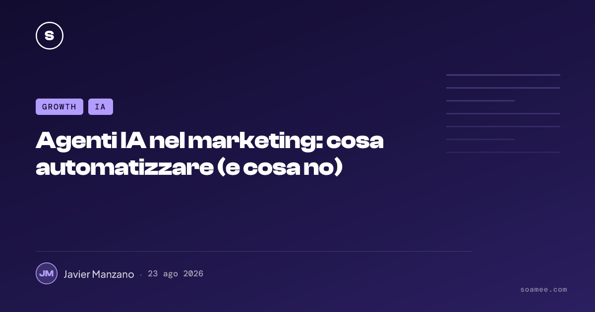 Agenti IA nel marketing: cosa automatizzare (e cosa no)