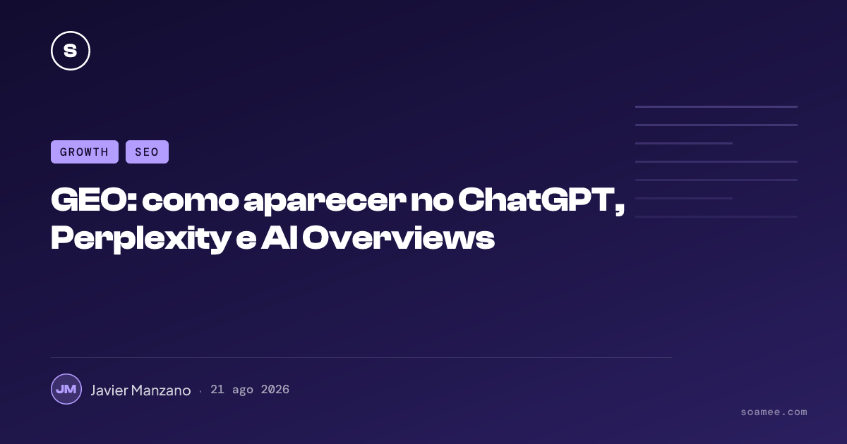 GEO: como aparecer no ChatGPT, Perplexity e AI Overviews